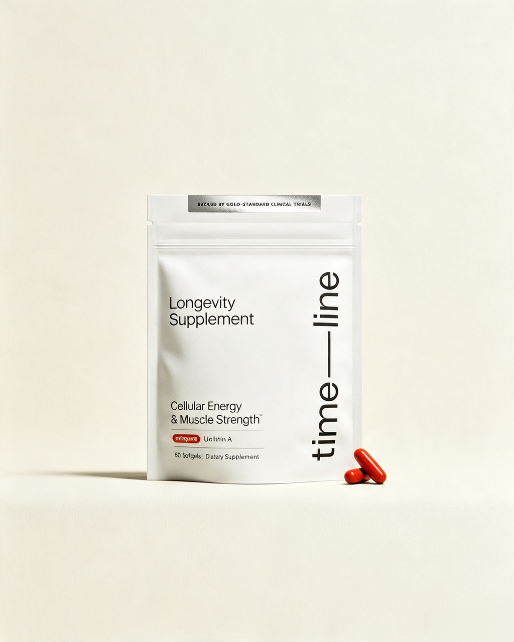 Timeline Mitopure Urolithin A Supplement Softgels - Clinically Proven Support for Healthy Aging and Cellular Renewal - Mitoceutical for Muscle Support and Longevity